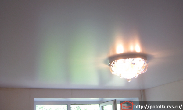 Сатиновые натяжные потолки