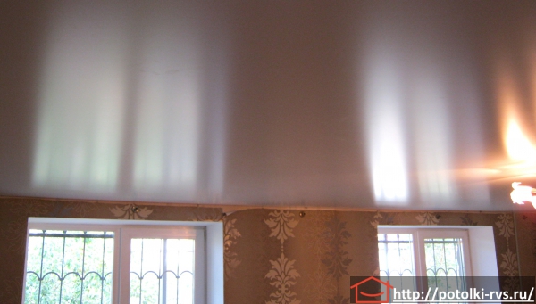 Сатиновые натяжные потолки