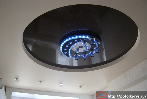 Многоуровневые натяжные потолки