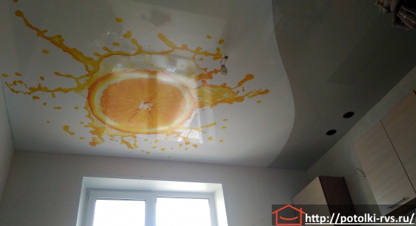 Натяжные потолки с фотопечатью