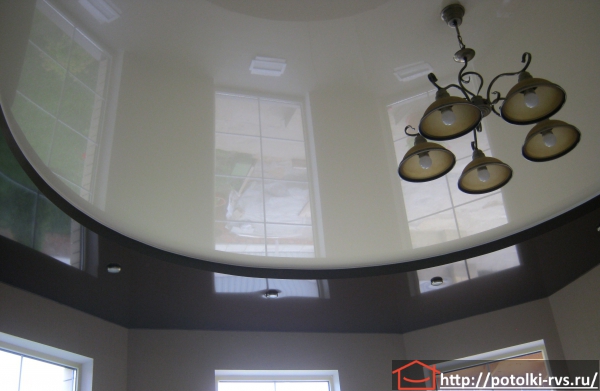 Многоуровневые натяжные потолки