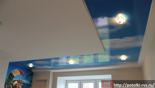 Натяжные потолки в детскую